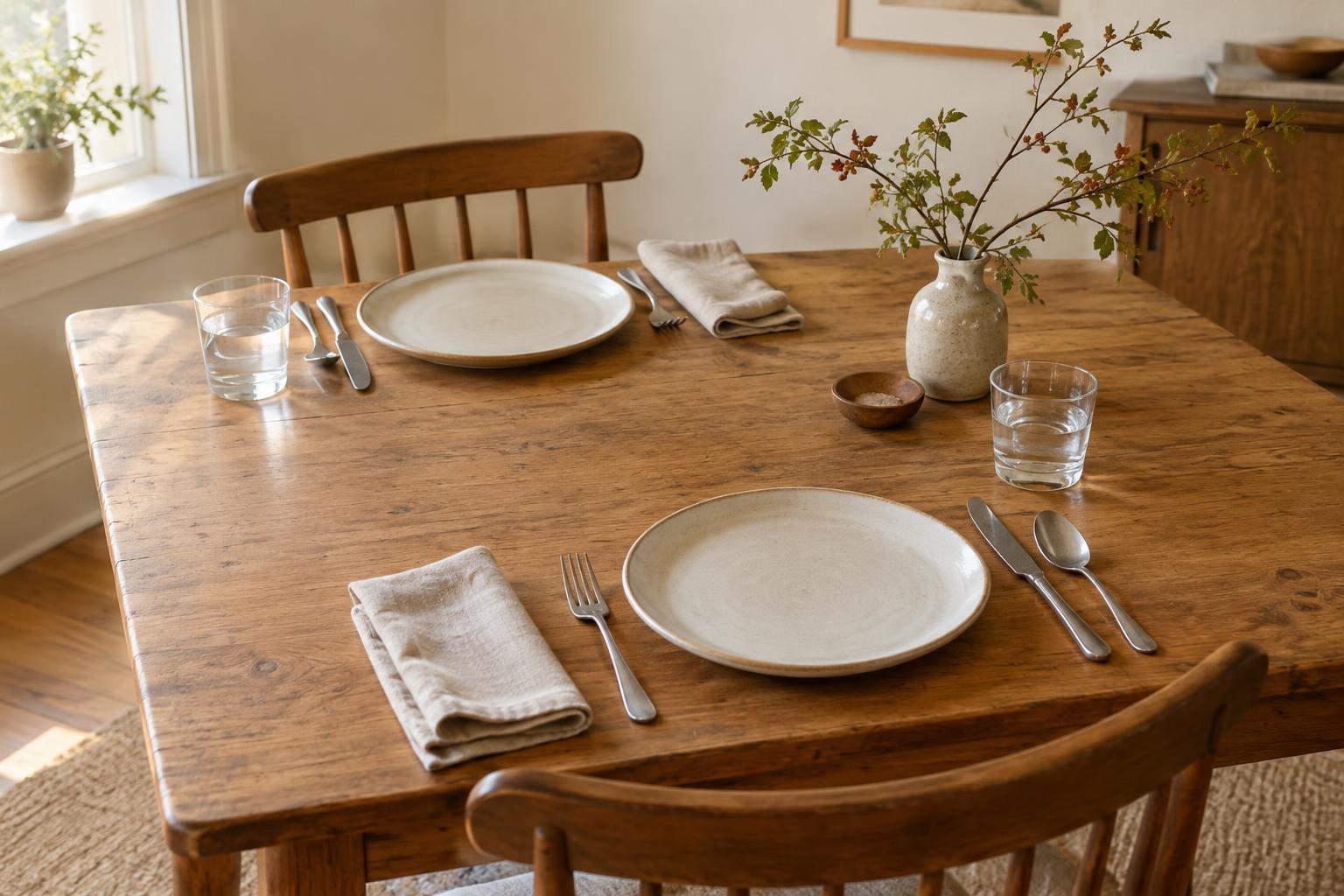 How to Set an Everyday Table: Plates, Cutlery, Glasses and Napkins