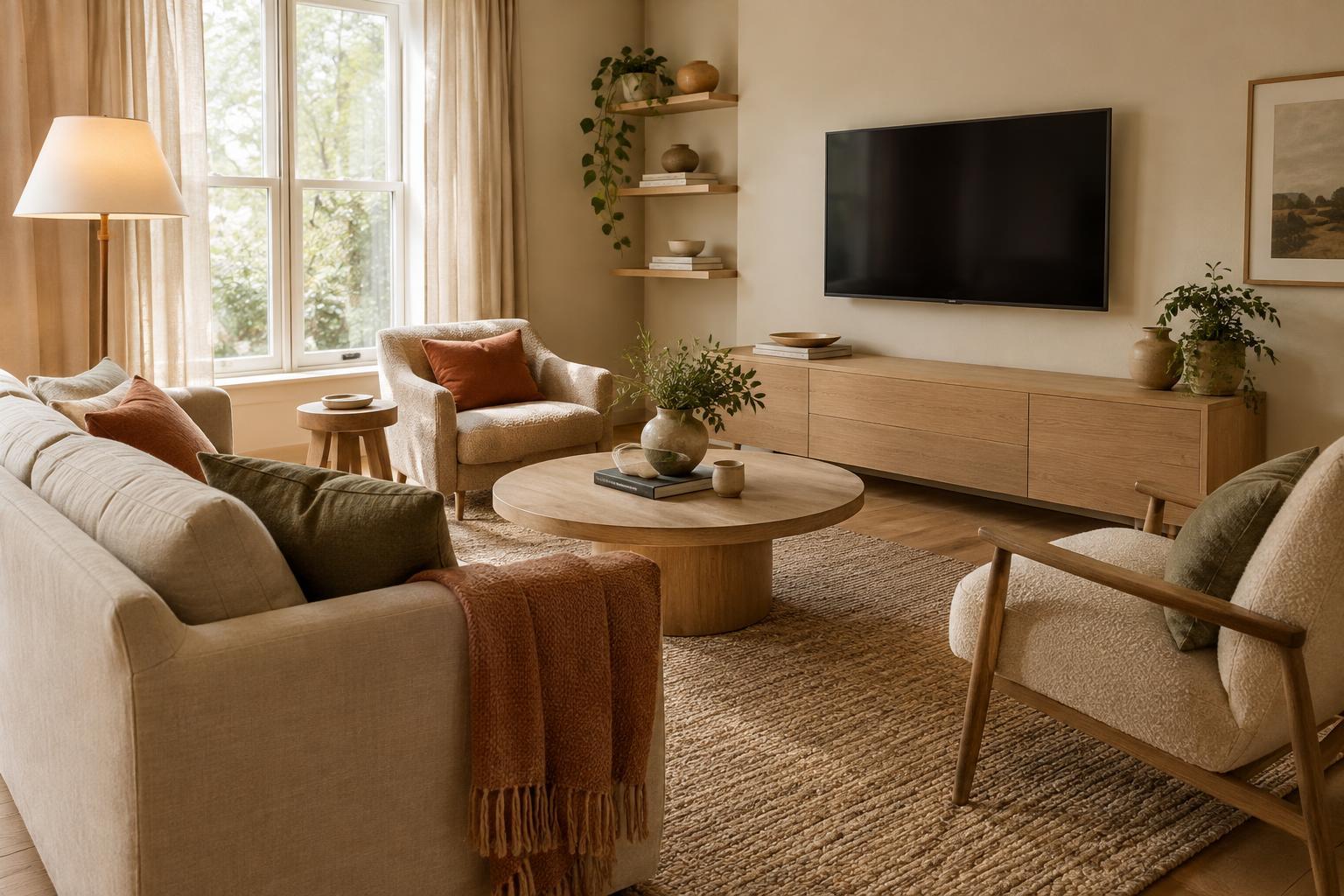 How to Arrange Furniture Around a Television Without Letting It Dominate