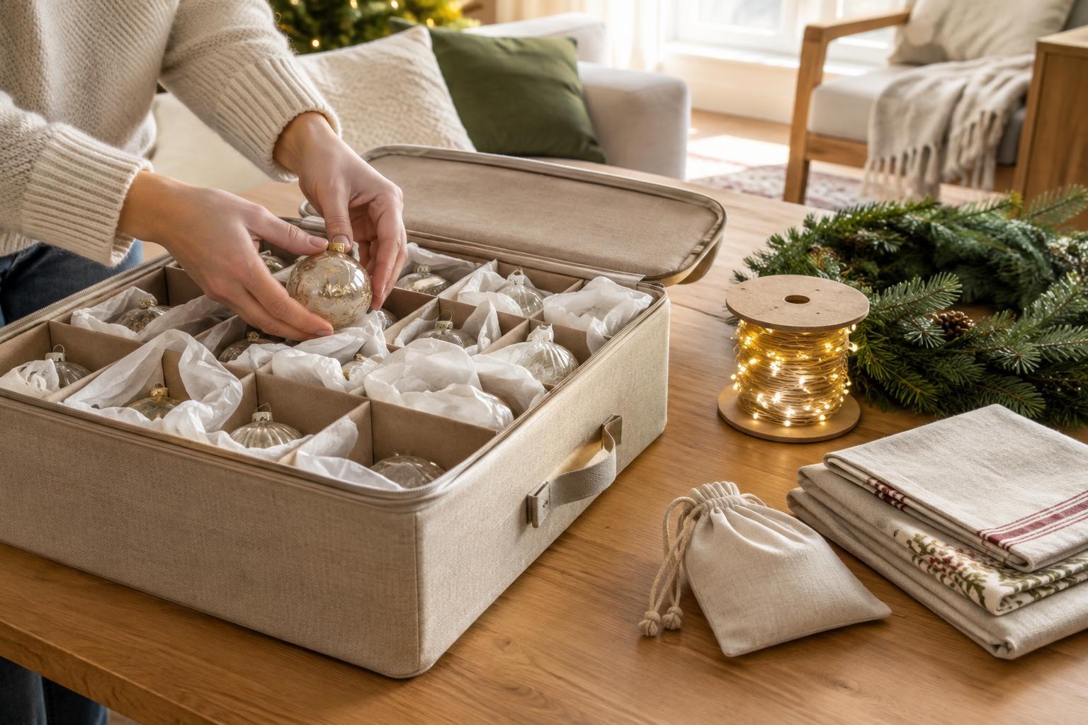 How to Pack Seasonal Decorations Without Breakage or Tangles