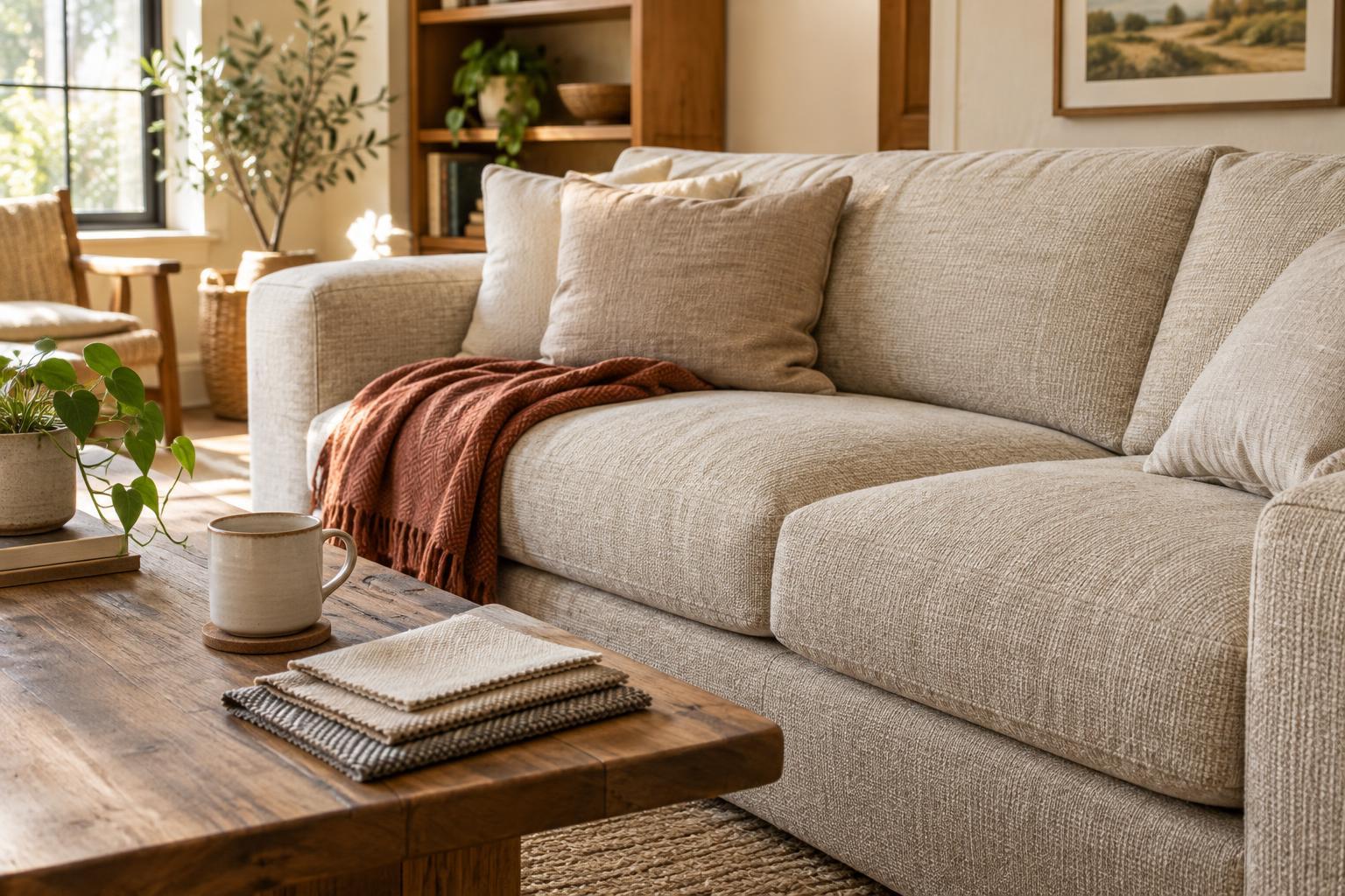 How to Choose Upholstery Fabric for a Sofa That Gets Daily Use